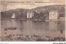 AGQP2-0118-25 - FRONTIERE FRANCO-SUISSE - BASSIN DU DOUBS - Lac De Chaillexon - Vue Sur Les Brenets - Autres & Non Classés