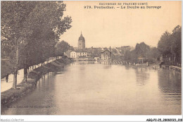 AGQP2-0083-25 - PONTARLIER - Le Doubs Au Barrage - Pontarlier