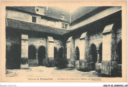 AGQP1-0066-25 - ENVIRONS DE PONTARLIER - Intérieur Du Cloitre De L'abbaye De Montbenoit - Pontarlier