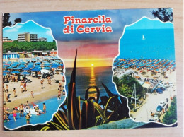 CARTOLINA ITALIA RAVENNA PINARELLA DI CERVIA 1988 Italy Postcard ITALIEN Ansichtskarten - Gruss Aus.../ Gruesse Aus...