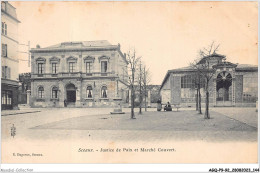 AGQP9-0742-92 - SCEAUX - Justice De Paix Et Marché Couvert  - Sceaux