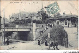 AGQP9-0709-92 - SURESNES - La Gare - Ligne De Versailles  - Suresnes