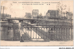 AGQP9-0705-92 - LA GARENNE-COLOMBES - Le Point Du Comerce Et La Ligne Du Chemin De Fer  - La Garenne Colombes