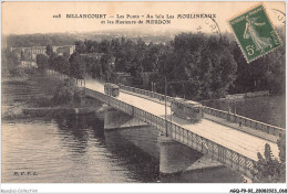 AGQP9-0704-92 - BILLANCOURT - Les Ponts - Au Loin Moulineaux Et Les Hauteaurs De Meudon  - Boulogne Billancourt