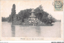 AGQP8-0600-92 - PARIS - Le Lac Du Bois De Boulogne  - Boulogne Billancourt