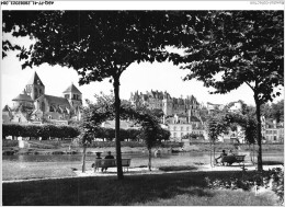 AGQP7-0503-41 - VALLE DU CHER - SAINT AIGNAN SUR CHER - L'église Et Le Chateau - Vus De L'ile-plage  - Saint Aignan