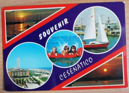 CARTOLINA ITALIA FORLì CESENATICO SALUTI VEDUTINE 1981 Italy Postcard ITALIEN Ansichtskarten - Gruss Aus.../ Grüsse Aus...