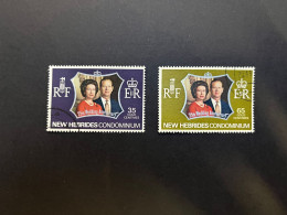 11-5-2024 (stamp) Used - New Hebrides / Nouvelle Hébrides - Royal Wedding 25th Anniversary - Vanuatu (1980-...)