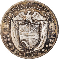 Monnaie, Panama, 1/4 Balboa, 1930, TTB, Argent, KM:11.1 - Panamá