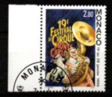 MONACO   -  2000 .  Y&T N° 2286 Oblitéré.  Cirque .Clown Musicien - Gebraucht