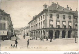 ALDP1-88-0031 - SAINT-DIE - L'hôtel De Ville Et La Rue Stanislas - Saint Die