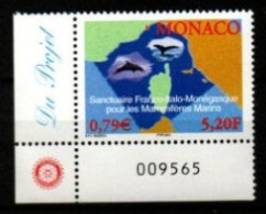 MONACO   -  2000 .  Y&T N° 2287 Oblitéré.  Mammifères Marins - Oblitérés