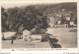 ALDP6-88-0539 - EPINAL - L'entrée Du Cours Et Monument Aux Morts - Sculpteur Bachelet - Epinal