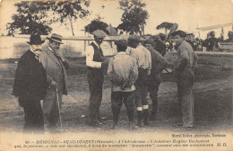 CPA  MERIGNAC BEAU DESERT A L'AERODROME L'AVIATEUR EUGENE RUCHONNET  ( DCD EN 1912) - Vliegvelden