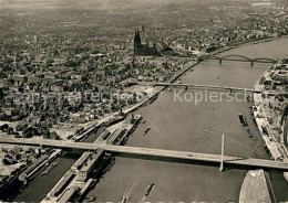 72952686 Koeln Rhein Severinsbruecke Deutzer Bruecke Hohenzollernbruecke Flieger - Köln