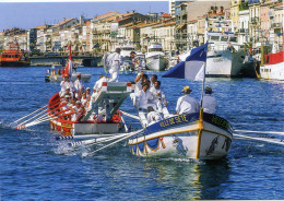 SETE (Hérault) Les Joutes Nautiques, Water Jousting, Port, Bateaux - Sete (Cette)