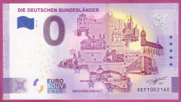 0-Euro XEFT 2021-10 DIE DEUTSCHEN BUNDESLÄNDER - SACHSEN-ANHALT - Private Proofs / Unofficial