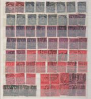 Repubblica Di Weimar - Dienstmarke: Mi. 67-68-72-73-74 Ø 60 Francobolli - Dienstmarken