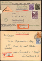 Gemeinschaftsausgaben, 1947, 960,943,944 - 951,957, Brief - Autres & Non Classés