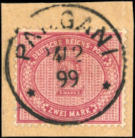Deutsche Kolonien Ostafrika, Vorläufer, 1897, VO 37 E, Briefstück - Ehemalige Dt. Kolonien