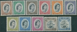 Grenada 1953 SG192-202 QEII And Ships (11) MLH - Grenade (1974-...)