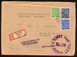 Gemeinschaftsausgaben, 1948, 922, 934, 935, Brief - Autres & Non Classés
