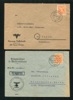 Amerik.+Brit. Zone (Bizone), 1945, 5 EF, 11(2) Und (4), Brief - Sonstige & Ohne Zuordnung