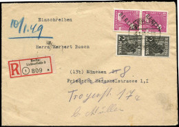 Berlin, 1949, 1 (2), 12 (2), Brief - Autres & Non Classés