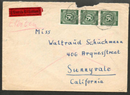 Gemeinschaftsausgaben, 1948, 932 + 937, 932(3), Brief - Autres & Non Classés