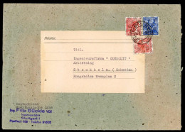 Amerik.+Brit. Zone (Bizone), 1948, 47 II + 48 II (2) U.a., Brief - Other & Unclassified