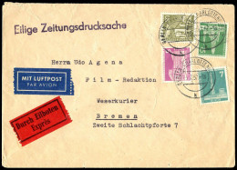 Berlin, 1957, 141+142+144+150, Brief - Other & Unclassified