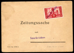 Saar, 1955, 329 EF, Brief - Sonstige & Ohne Zuordnung