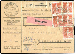 Berlin, 1950, 60 + 53(2), 37(10), Brief - Autres & Non Classés