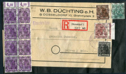 Amerik.+Brit. Zone (Bizone), 1948, 37 II (8), 36 I, 41 II, 42 ... - Sonstige & Ohne Zuordnung