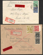 Gemeinschaftsausgaben, 1947, 935+936 - 912(2),933,937, Brief - Sonstige & Ohne Zuordnung