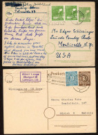 Gemeinschaftsausgaben, 1947, P 952 + 924 - P 961 + 946(2), Brief - Autres & Non Classés