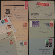 Amerik.+Brit. Zone (Bizone), 1946, 919 + 920, 917(3), 925 EF, Brief - Covers & Documents