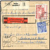 Berlin, 1952, 59 + 51, Brief - Other & Unclassified