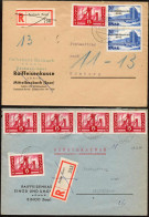 Saar, 1955, 329 (5) - 329 + 364(2), Brief - Altri & Non Classificati