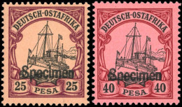 Deutsche Kolonien Ostafrika, 1901, 11-18 SP, Postfrisch - Deutsch-Ostafrika