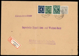 Amerik.+Brit. Zone (Bizone), 1946, 6, 8(2) + 919(4) U.a., Brief - Autres & Non Classés