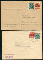 Amerik.+Brit. Zone (Bizone), 1948, 36 I (2) + 39 II (2) U.a., Brief - Other & Unclassified