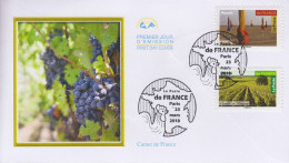 Enveloppe  FDC  1er  Jour   FRANCE    Carnet   De   France    2018 - 2010-2019