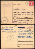 Amerik.+Brit. Zone (Bizone), 1945, 8 EF, 5 EF, Brief - Altri & Non Classificati