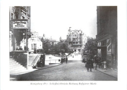 Königsberg - Schlossteichbrücke Richtung Rossgärter Markt - Ostpreussen