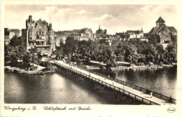 Königsberg - Schlossteich Mit Brücke - Ostpreussen