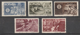 1945 -  Association Générale Des Ingénieurs Mi No 903/907 - Usado