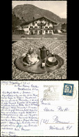 Ansichtskarte Ruhpolding Cafe Mühlbauernhof 2 Bild Windbeutel 1964 - Ruhpolding