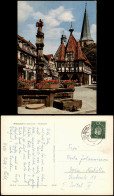 Ansichtskarte Michelstadt Marktplatz Partie Am Brunnen, Fachwerkhäuser 1960 - Michelstadt