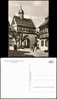 Königstein (Taunus) Strassen Partei Am Rathaus, Metzgerei Geschäft 1960 - Koenigstein